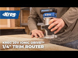 Kreg KPTRT025A 20V Ionic Drive™ 1/4" Trim Router (Tool Only)