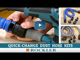 Rockler 66028 Dust Right Click-Connect FlexiPort 2-1/2'' Fitting Adapter