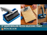 Rockler 61645 - 5'' Glue Roller with Silicone Rest