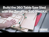 MicroJig DV-360ZP750B1 ZEROPLAY 360 Sled Kit