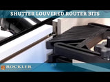 Rockler 43507 - Rockler Shutter Louver Router Bits - 1/2" Shank
