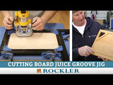 Rockler 65130 - Cutting Board Juice Groove Routing Jig