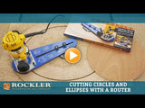 Rockler 55819 Compact Router Ellipse And Circle Jig