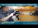 Rockler 31660 2-1/2'' Swiveling Hose Adapter for Shop Vacuums