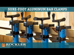 Rockler Sure-Foot Aluminum Bar Clamp Set, 24'' and 48