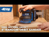 Kreg  KPTRS500A 20V Ionic Drive™ 5" Random Orbit Sander (Tool Only)