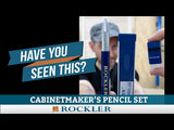 Rockler 33140 Cabinetmaker's Pencil Set