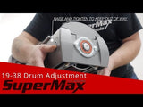Laguna SUPMX-71938-D 19-38 Drum Sander On Open Stand