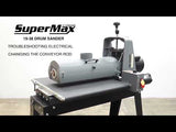 Laguna SUPMX-71938-D 19-38 Drum Sander On Open Stand