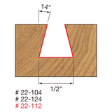 1/2" Dovetail Bit
