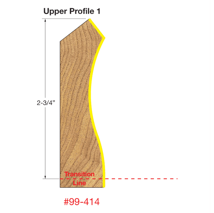 1-5/16" Wide Crown Molding System