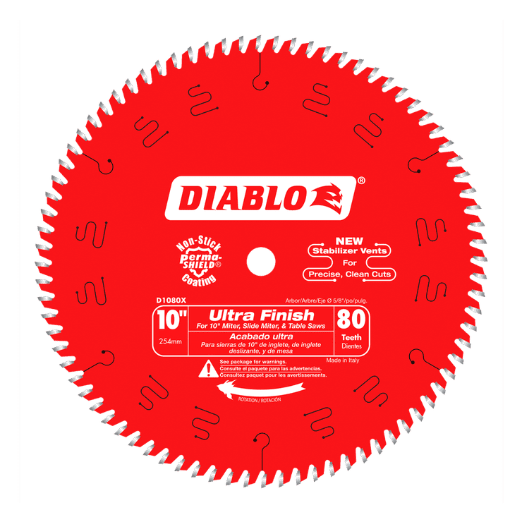 10 in x 80 Tooth Ultra Finish Saw Blade