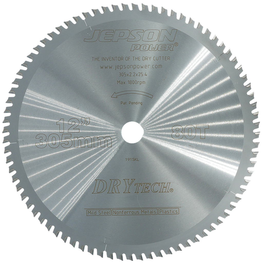 12'' Drytech® carbide tipped saw blade ø 305 mm / 80T for steel thin walled