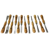 12 PC WOOD CARVING CHISEL SET