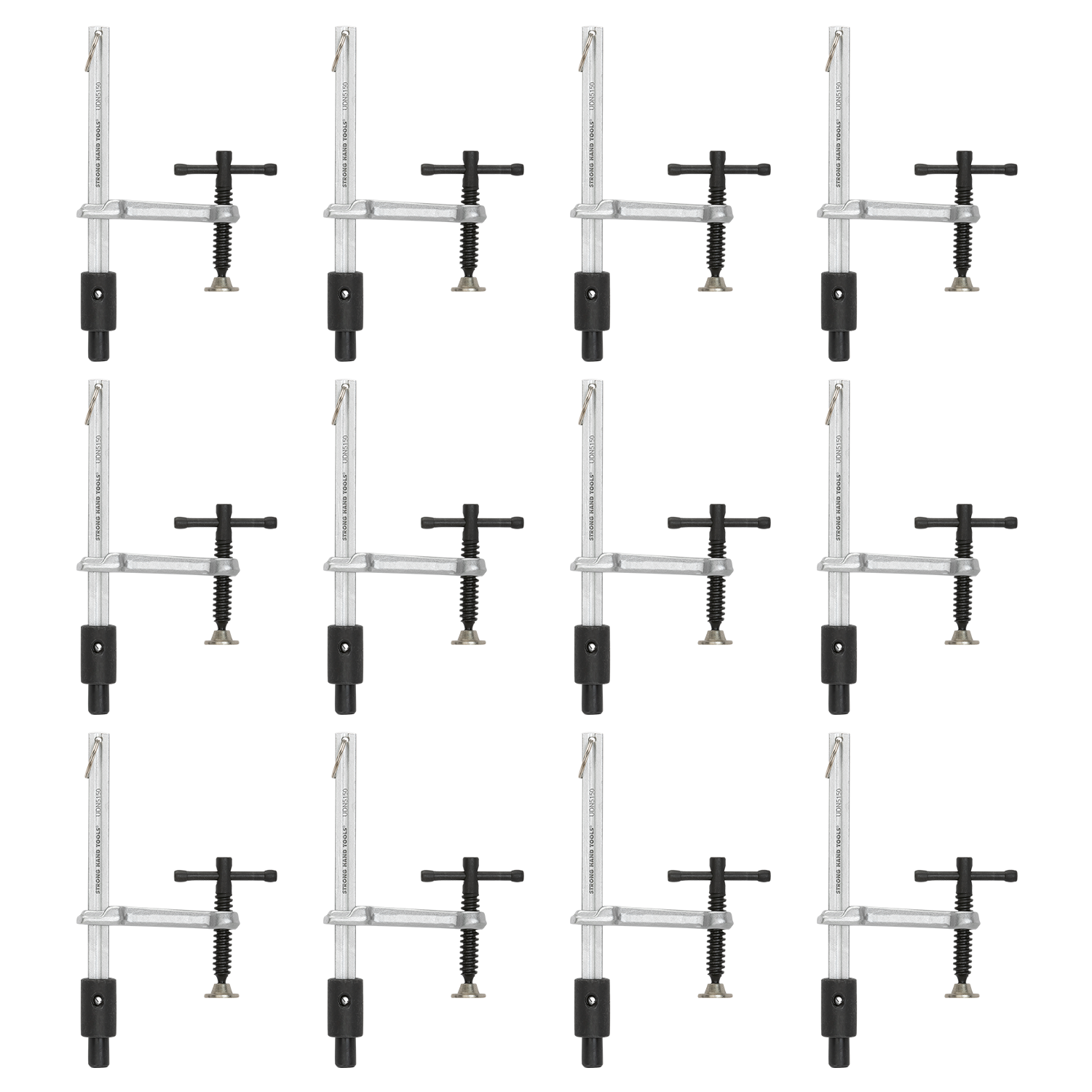 12-pc Inserta Clamp Pack, Fit 5/8 Holes