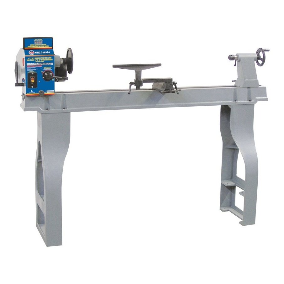 14" X 43" VARIABLE SPEED WOOD LATHE WITH DIGITAL READOUT