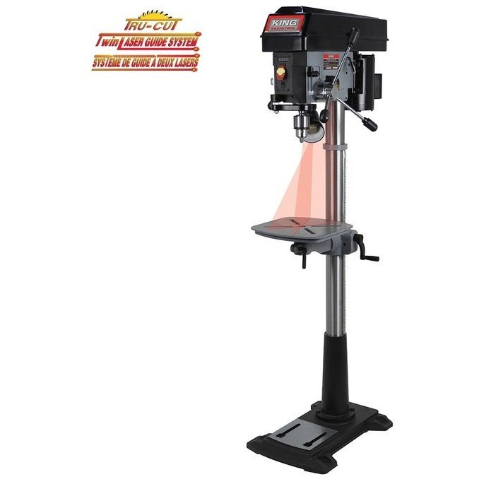 15" Floor Variable Speed Drill Press