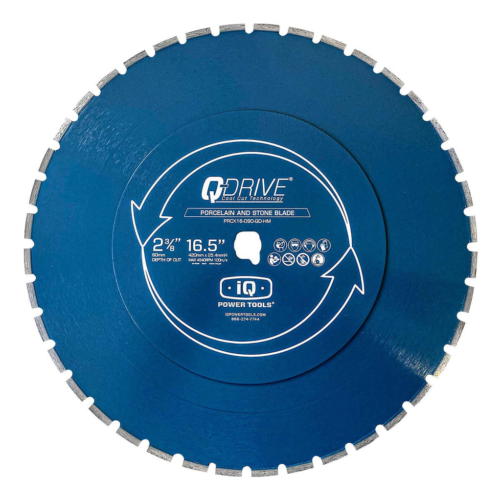 16.5" Q-Drive Arrayed Segmented Porcelain Blue Blade