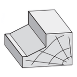 2 Flute Raised Panel Bit