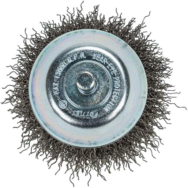 25" Coarse Crimped Wire Cup Brush