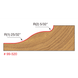 3-1/2" Raised Panel Bit