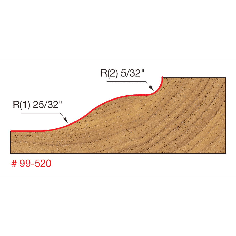 3-1/2" Raised Panel Bit