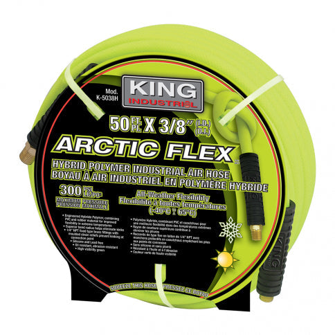3/8" Hybrid Polymer Industrial Air Hose