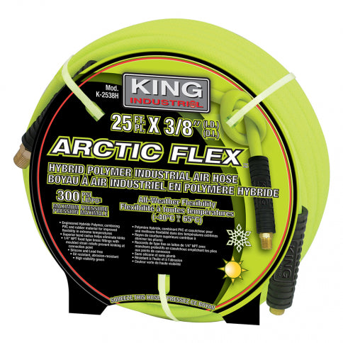 3/8" Hybrid Polymer Industrial Air Hose