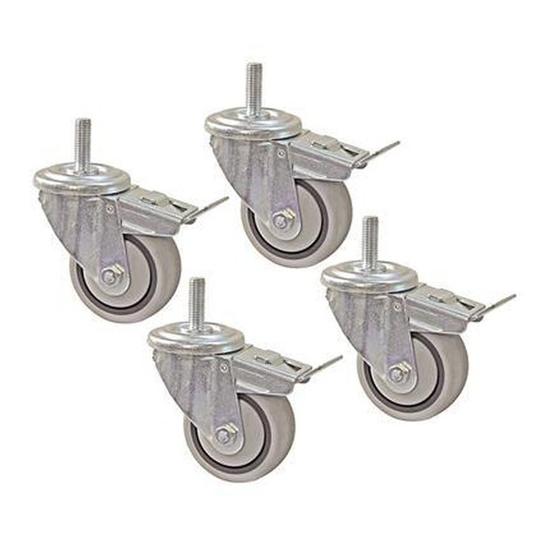3" Dual-Locking Casters Set of 4