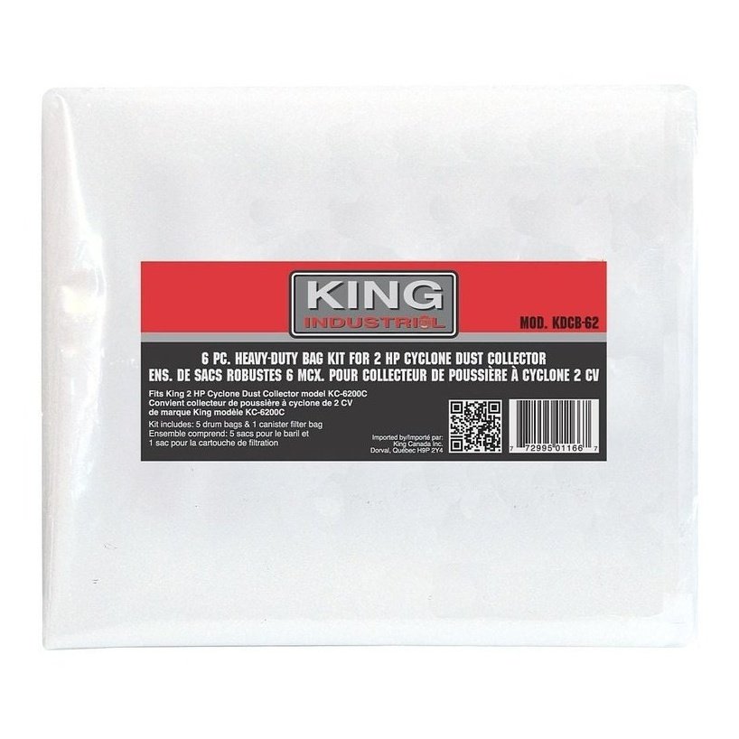 6 PC HEAVY-DUTY BAGS KIT FOR KC-6200C