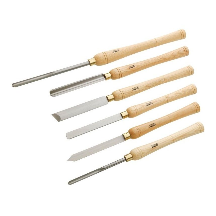 6 Pc Deluxe Hss Lathe Chisel Set