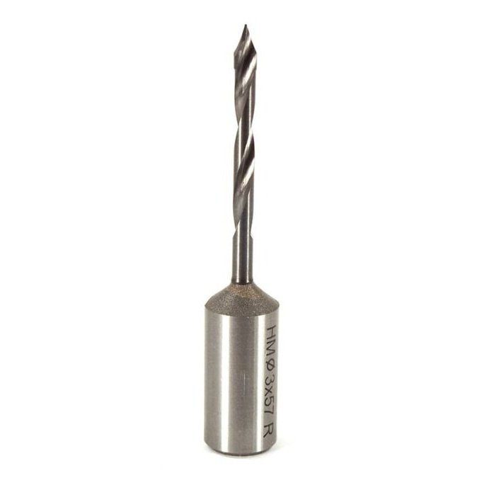 7Mm Carbide Tipped Brad Point Dowel Bits 70Mm Shank LH