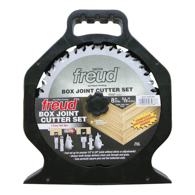 8" BOX JOINT BLADE SET