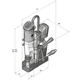 AJMU 137 PMQW Set 18V Cordless Universal Core Drill