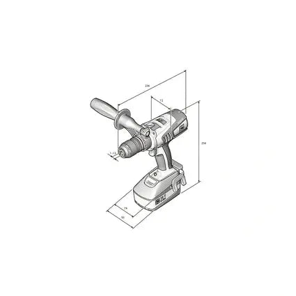 ASCM 18 QM 4-speed Cordless Drill/Driver