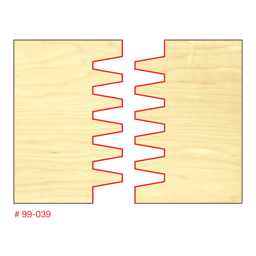 Adjustable Finger Joint Router Bit