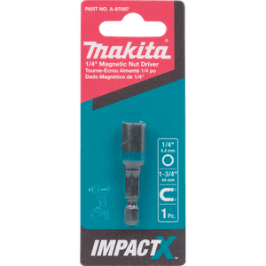 Bit Driver Impact Nutsetter Magnetic 1/4" X 1-3/4"