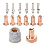 CUT 60 PLASMA CUTTER 14 PC Long SHIELDED CONSUMABLE KIT IPT 60
