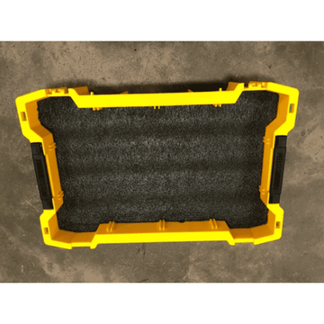 DeWalt - TOUGHSYSTEM 20 Tool Tray - Kaizen Inserts Black/Yellow 30mm