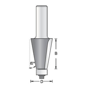 70 Degree Chamfer Router Bit