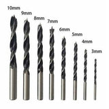 Brad Point Machine Wood Drill Set Metric