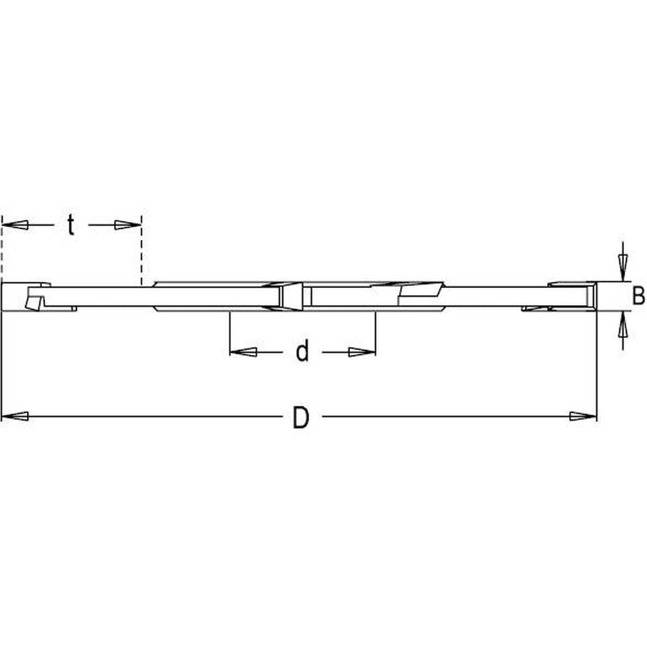 Groover With Spurs 125Mm-5/8"