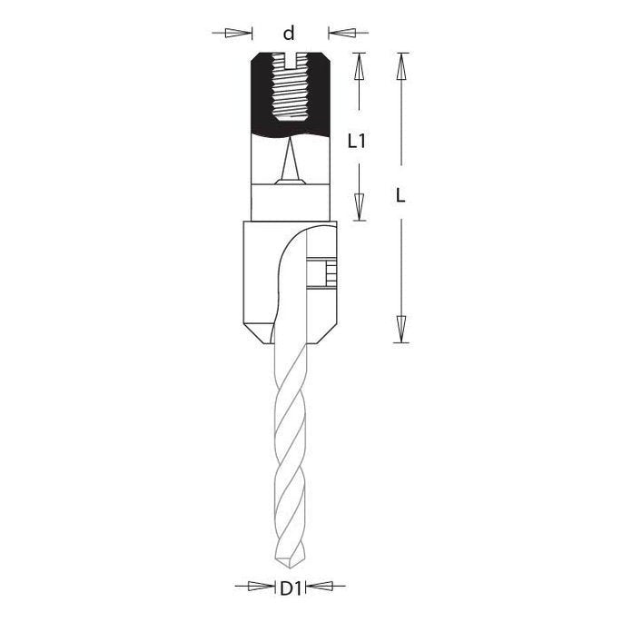 Adaptor For 2Mm Drill Bit