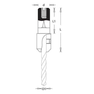 Adaptor For 2Mm Drill Bit