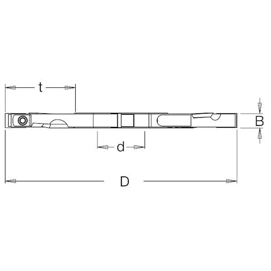 8Mm Insert Grooving Cutter