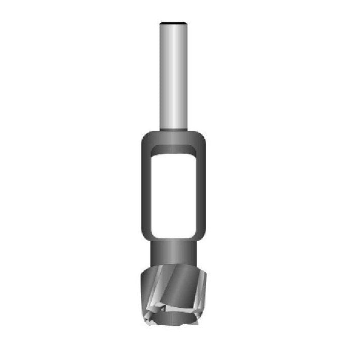 Dimar Cutter Dimar PC14M - 14mm Dia, Plug Cutter, 4 Flute, 13mm Shank, 5 1/2