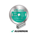 Evolution 14 In. 80T, 1 In. Arbor, Tungsten Carbide Tipped Aluminum And Non-Ferrous Metal Cutting Blade