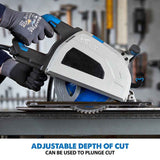 Evolution S210CCS: Metal Cutting Circular Saw With 8-1/4 In. Mild Steel Cutting Blade And Chip Collection