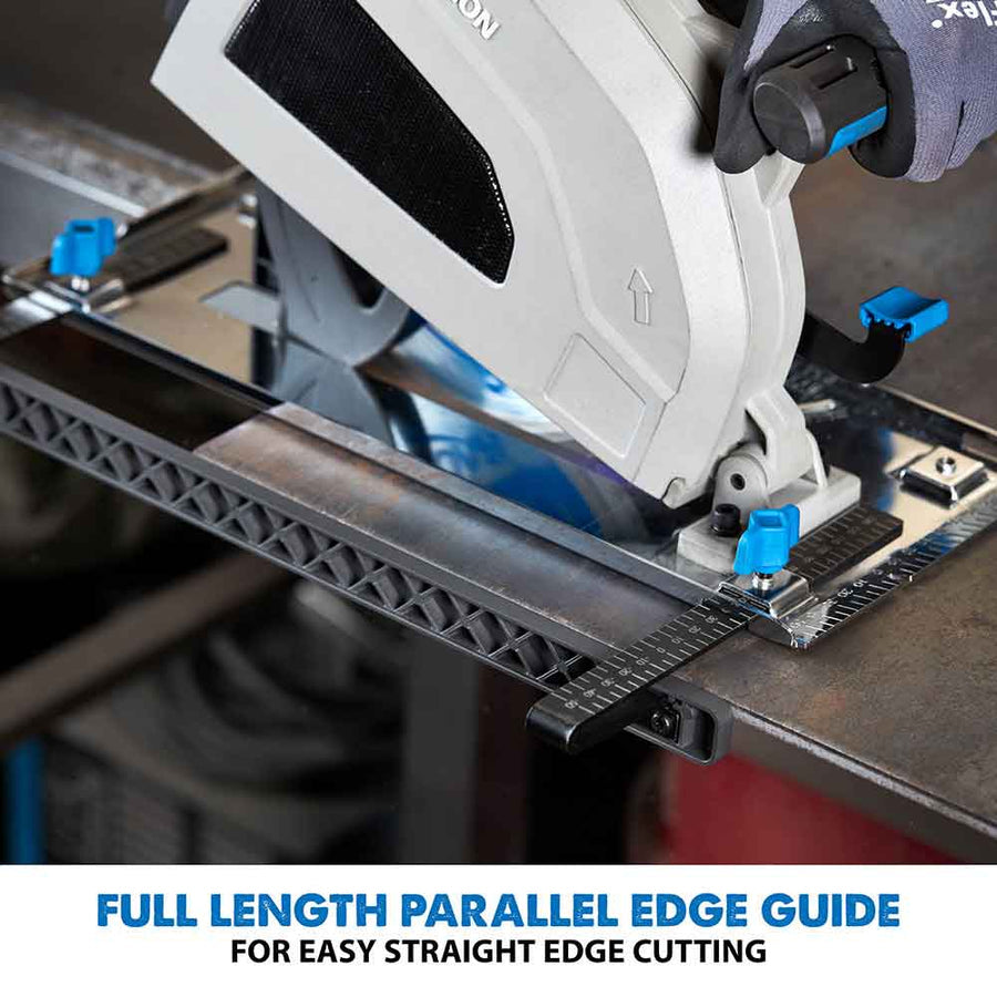 Evolution S210CCS: Metal Cutting Circular Saw With 8-1/4 In. Mild Steel Cutting Blade And Chip Collection
