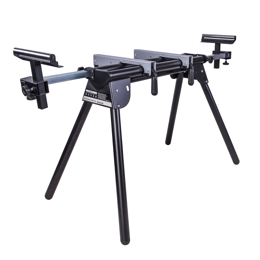 Evolution Universal Miter Saw Stand With Telescopic Arms And Folding Legs